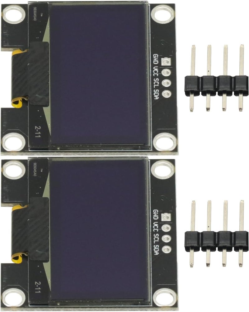 GODIYMODULES 2 Pcs 4PIN 1.3" 1.3 inch IIC I2C OLED Display Module 128x64 SSH1106 Digital OLED LCD Display White Module for Arduino Raspberry Pi Screen 12864 LCD Screen Board - Image 1